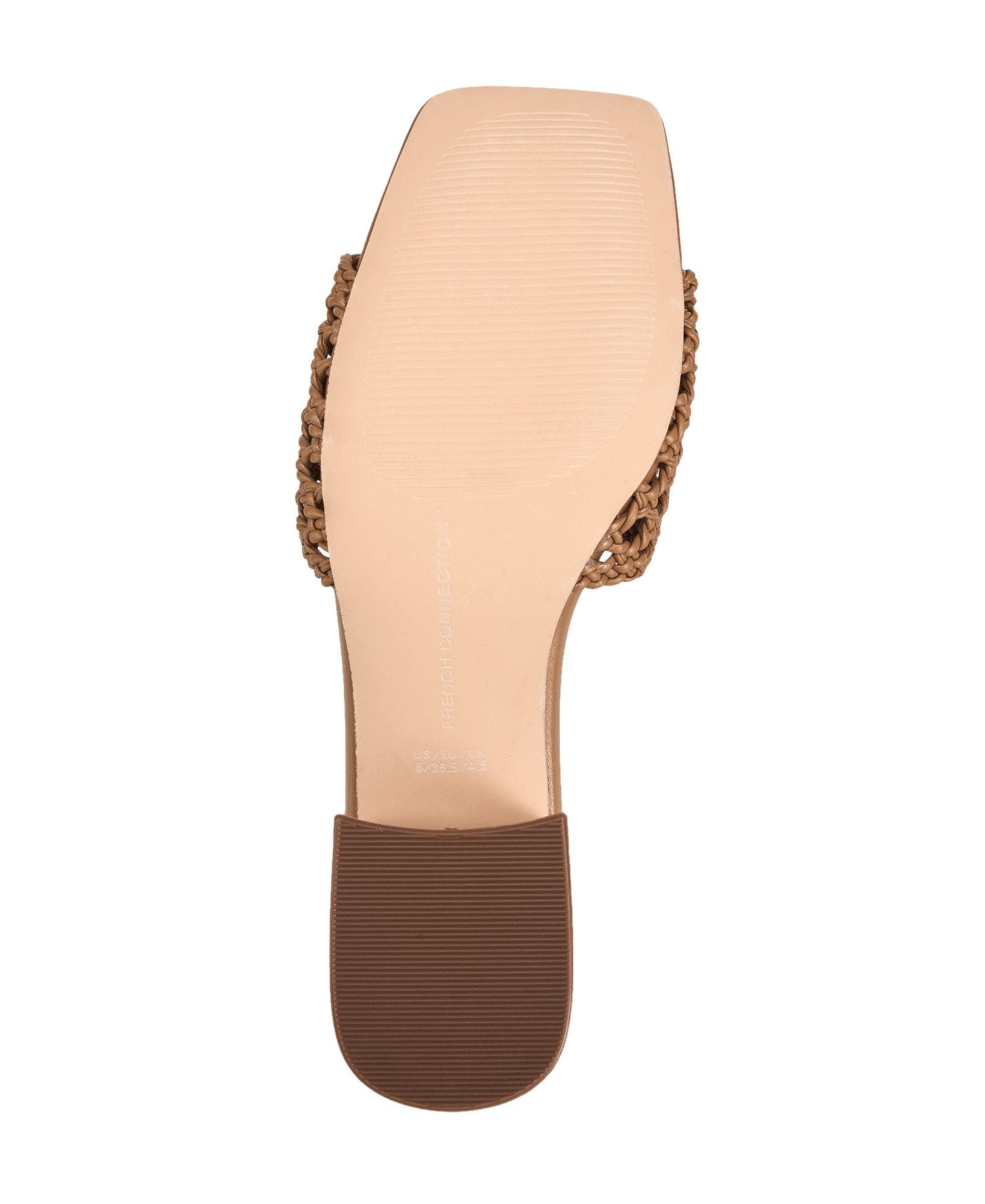 Waves Woven Mule, Alternate, color, Tan