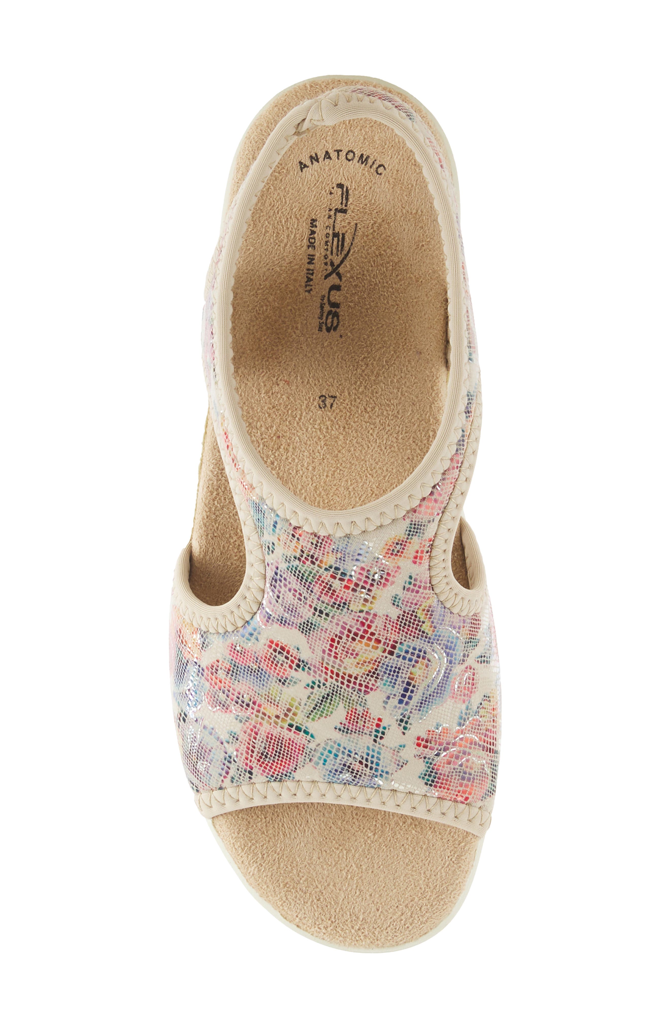 Flexus by Spring Step Nyaman Slingback Sandal, Alternate, color, Beige Multi