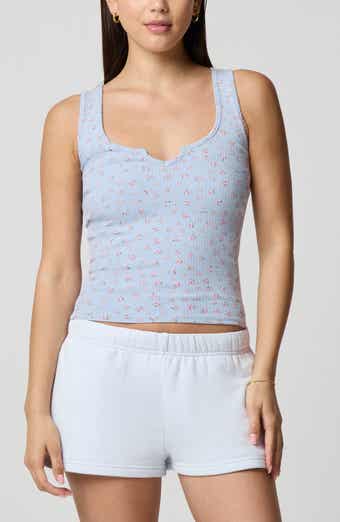 Ditsy Floral Scoop Neck Tank