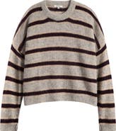 Madewell Stripe Alpaca Blend Sweater