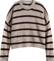 Madewell Stripe Alpaca Blend Sweater