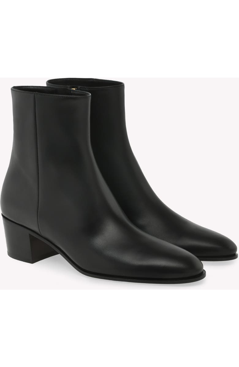 Gianvito Rossi Spencer Bootie, Alternate, color, Black Calf