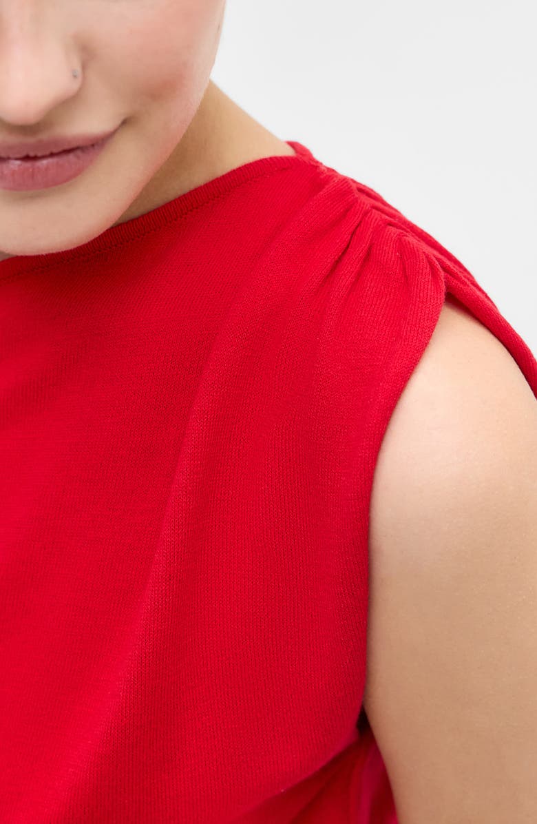 BDG Urban Outfitters Bailey Boat Neck Knit Crop Top, Alternate, color, Red