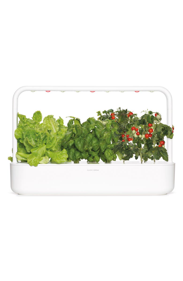 Click & Grow Smart Garden 9 PRO Self Watering Indoor Garden, Main, color, White