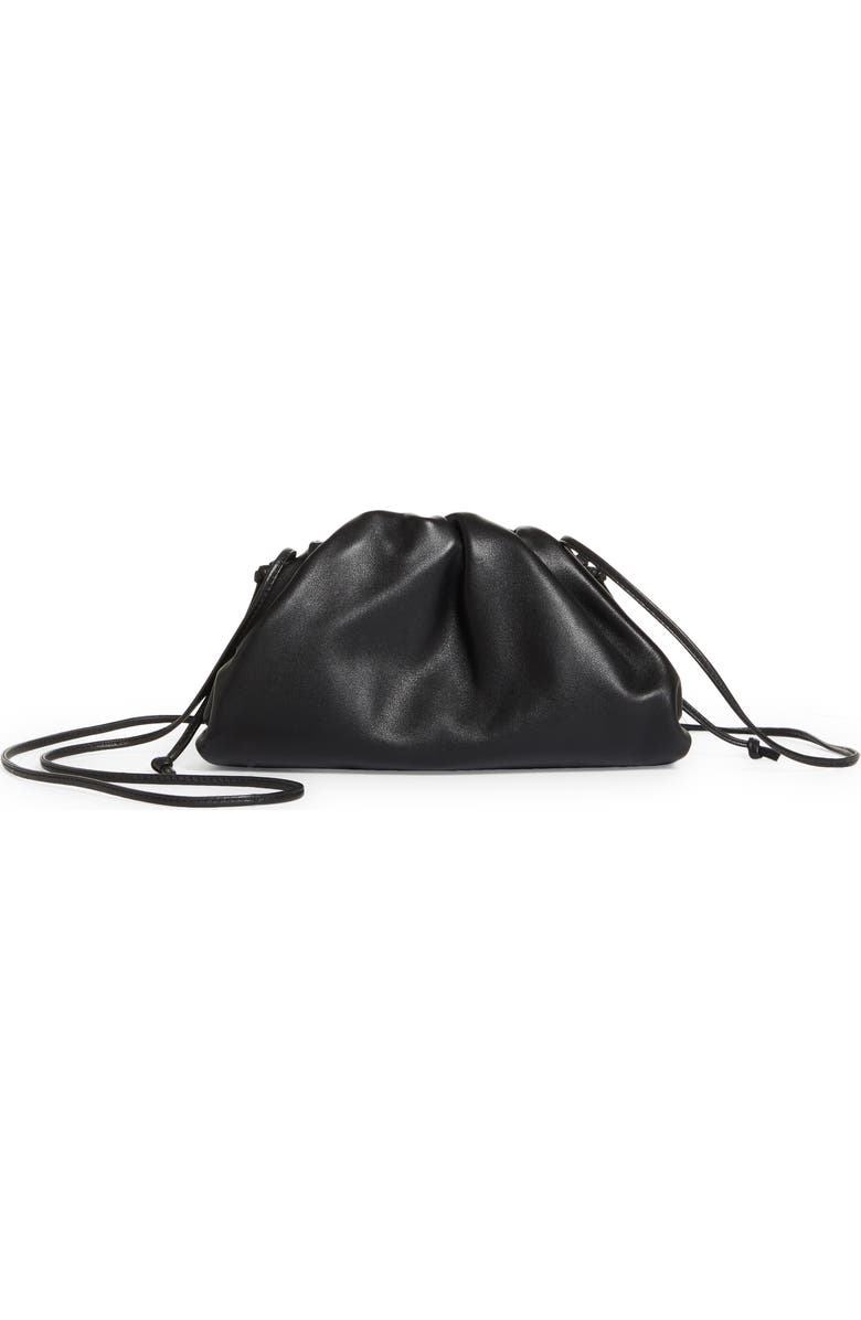 Bottega Veneta The Mini Pouch Calfskin Leather Crossbody Bag, Main, color,