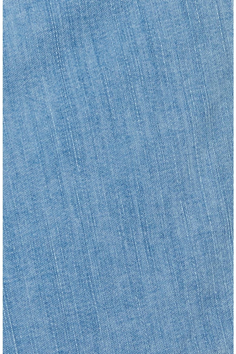 Goldie High Paperbag Waist Denim Shorts, Alternate, color, FEATURE