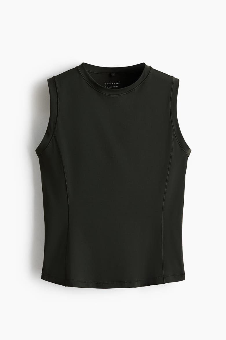 Slim-fit Sports Tank Top With Drymove, Alternate, color, Mountain green
