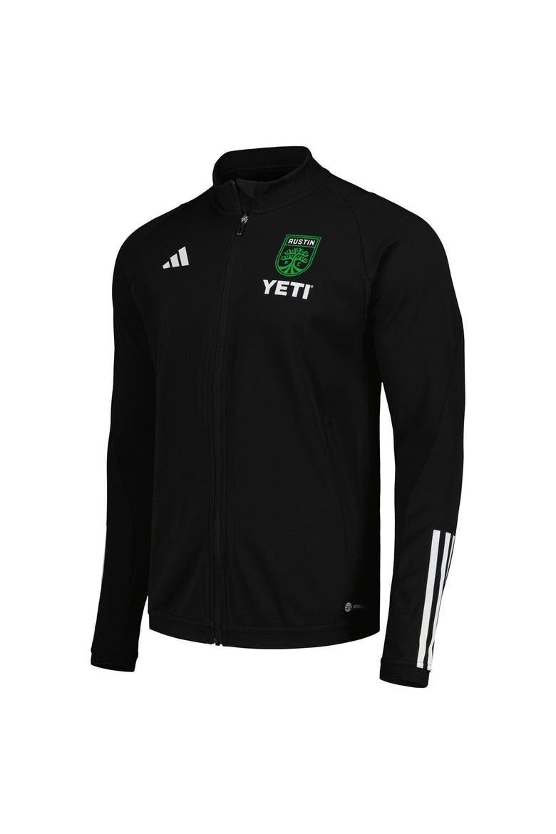 Men's adidas Black Austin FC 2023 On-Field AEROREADY Full-Zip Training Top, Alternate, color, Black