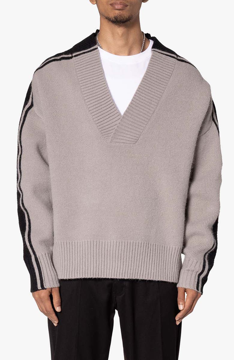 mnml University Sweater, Main, color, Black/ Grey