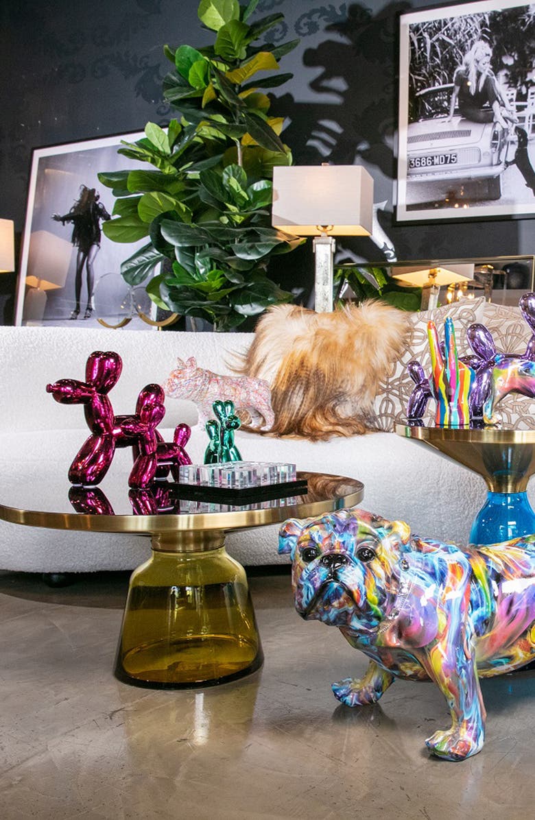 INTERIOR ILLUSIONS Plus Plum Balloon Animal Sculpture, Alternate, color, Plum