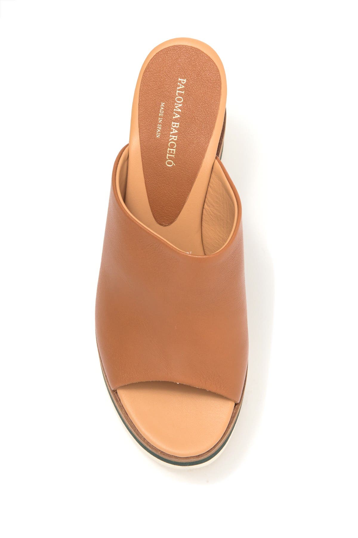 Paloma Barcelo Daria Leather Wedge Mule, Alternate, color, 