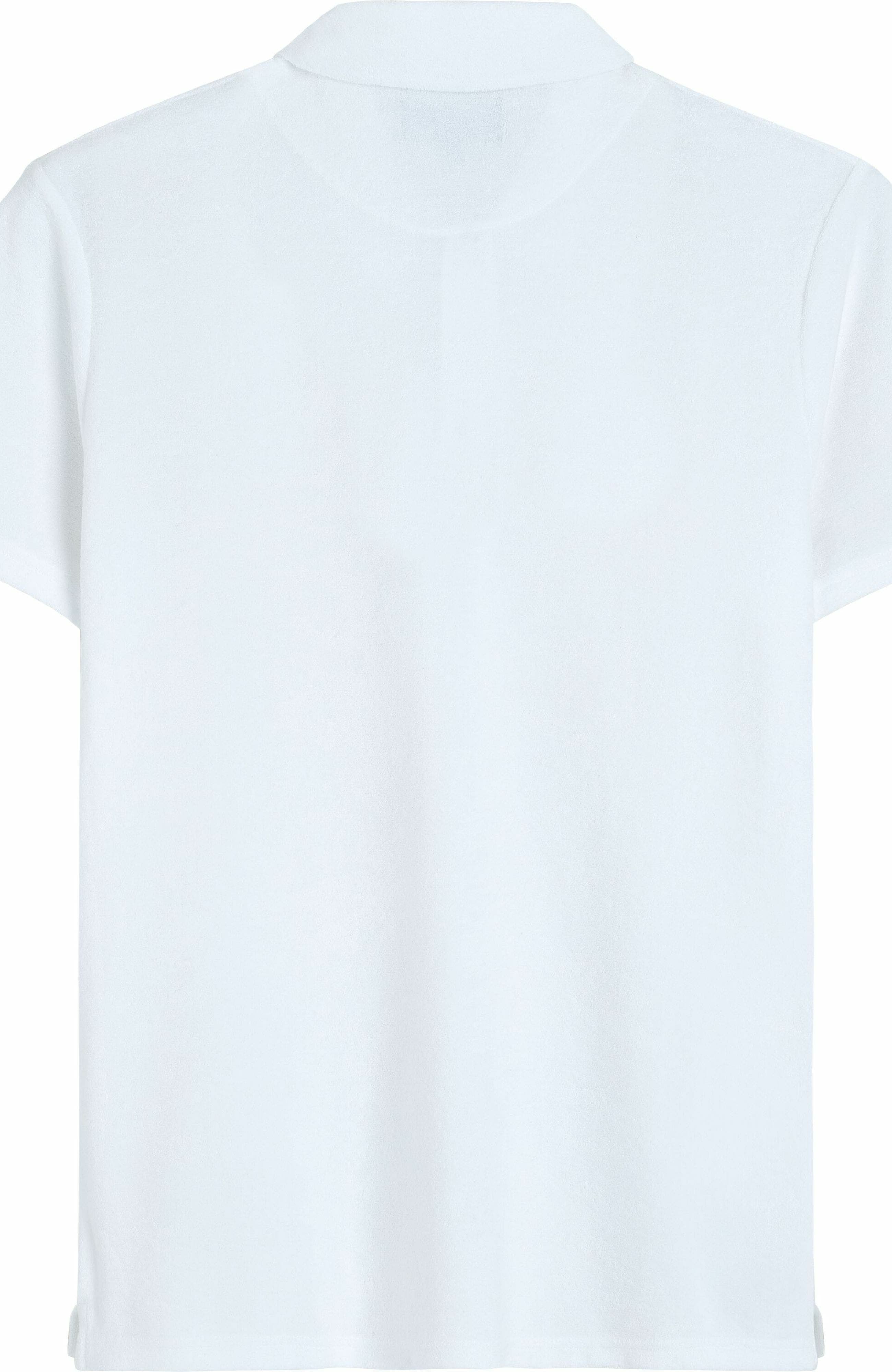 Men's Solid Terry Polo - image 2