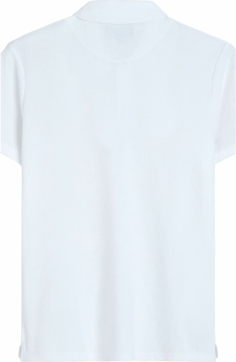 Vilebrequin Men's Solid Terry Polo, Alternate, color, Blanc