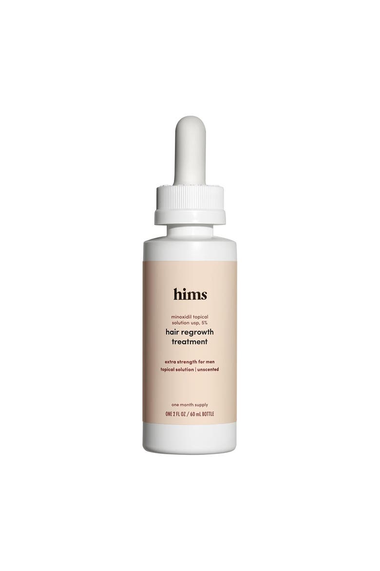 Extra Strength Hair Regrowth Solution 5% Topical Minoxidil Treatment, Main, color, Beige
