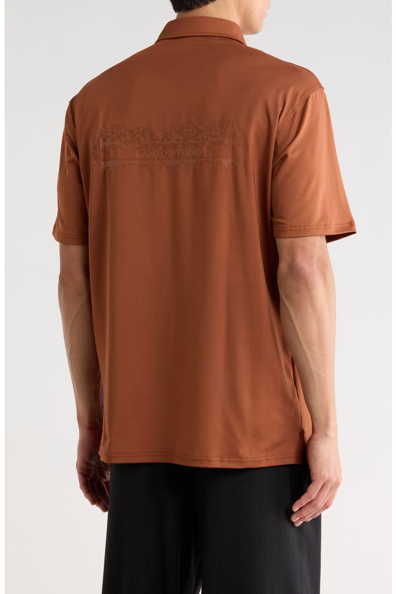 Last Supper Classic Polo, Alternate, color, BROWN