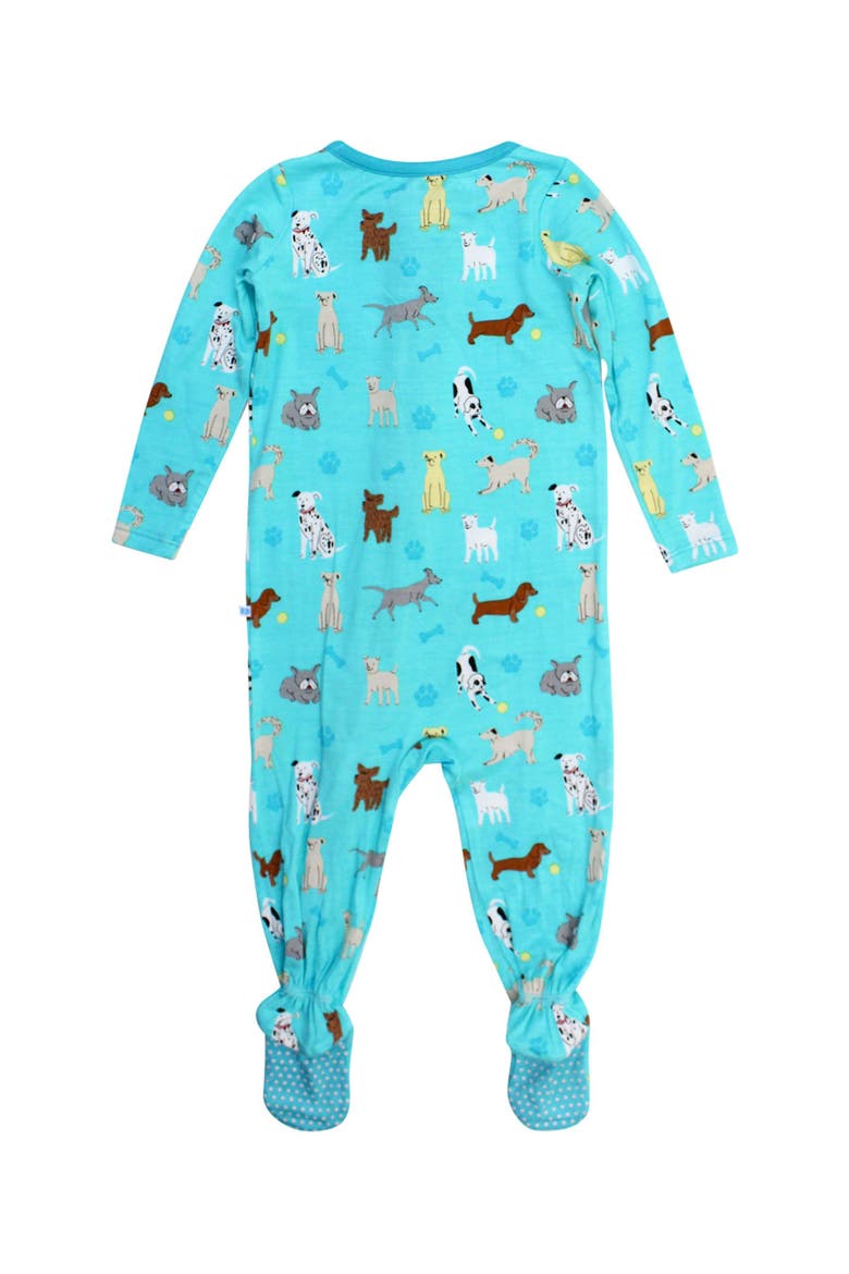 SoftSnooze Baby Boys One Piece Footie Pajamas, Alternate, color, Puppy Playtime