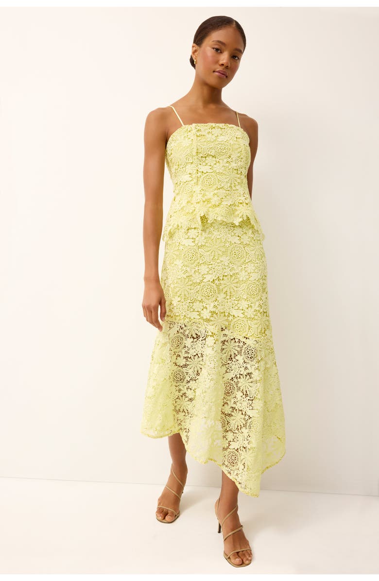Marie Oliver Casey Skirt, Main, color, Canary