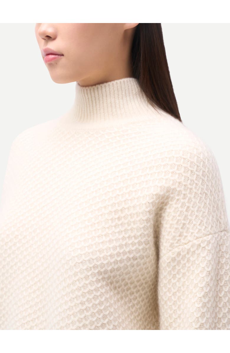 Gobi Cashmere High-Neck Knitted Sweater, Alternate, color, Taupe