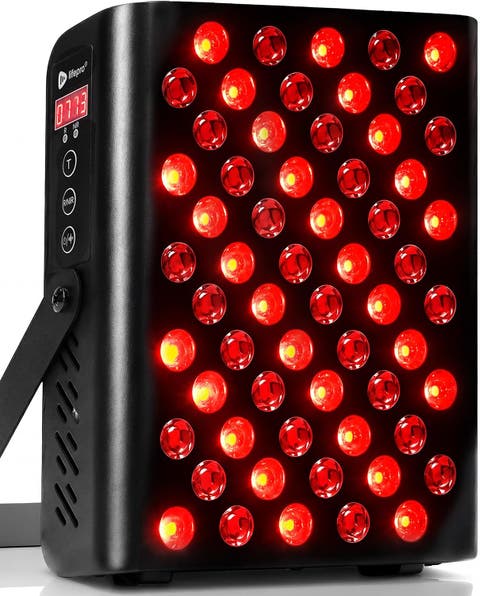 Red Light Therapy Panel 660nm 850nm Full Body LED w Timer & Hanging Kit