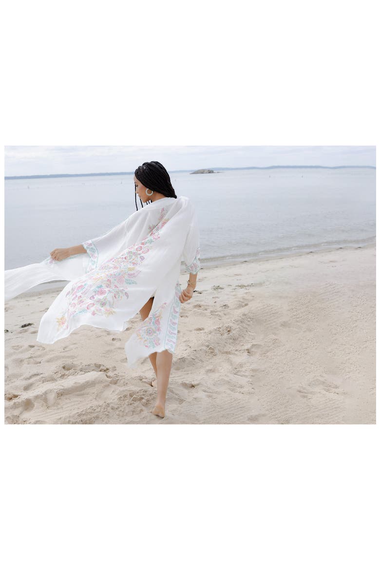 Mystic Garden Duster, Alternate, color, IVORY