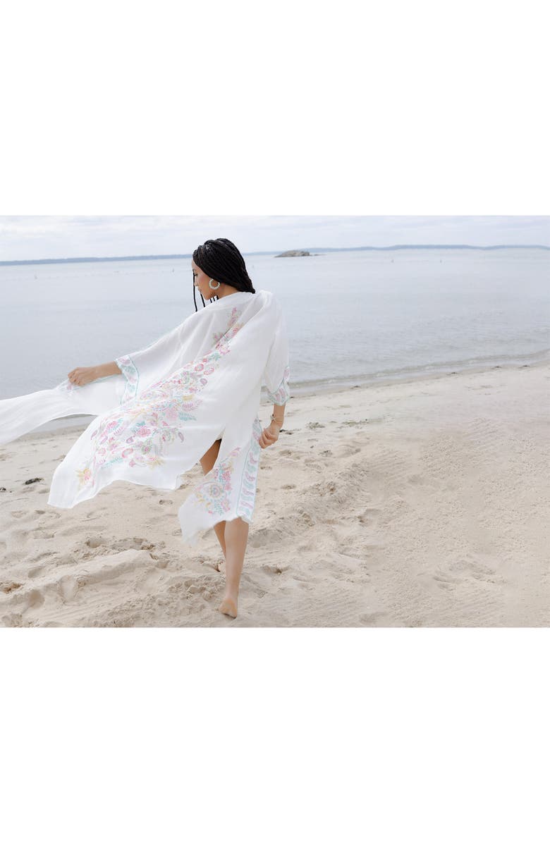 SAACHI Mystic Garden Duster, Alternate, color, Ivory