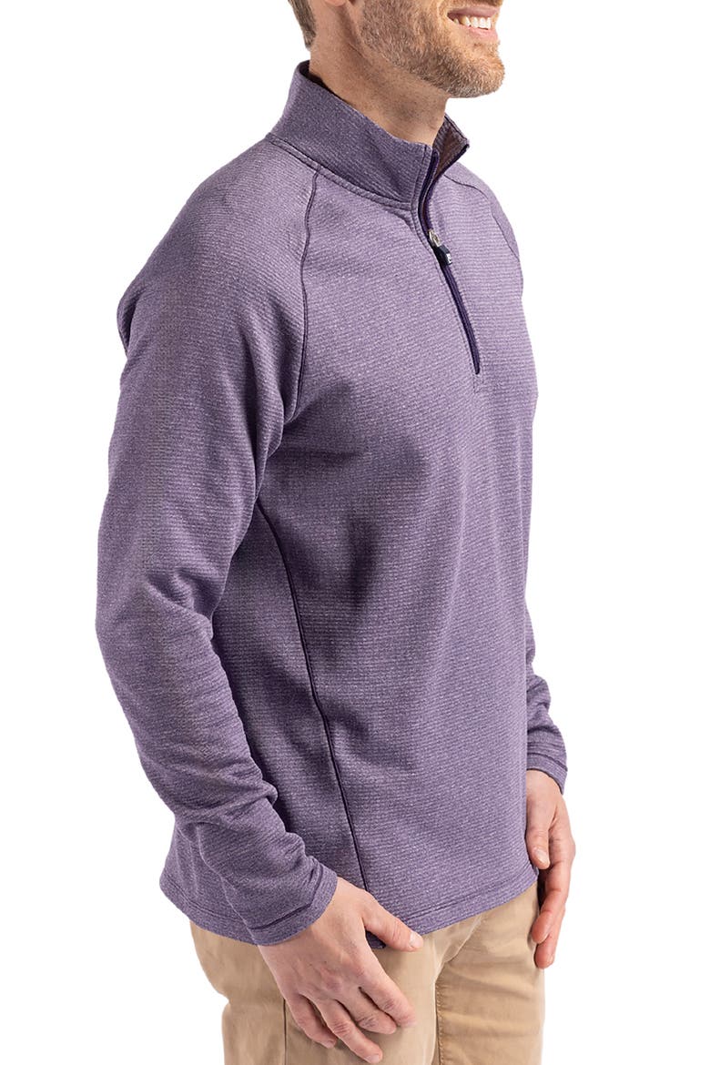 Peshastin Fleece Half Zip Pullover, Alternate, color, COLLEGE PURPLE HEATHER