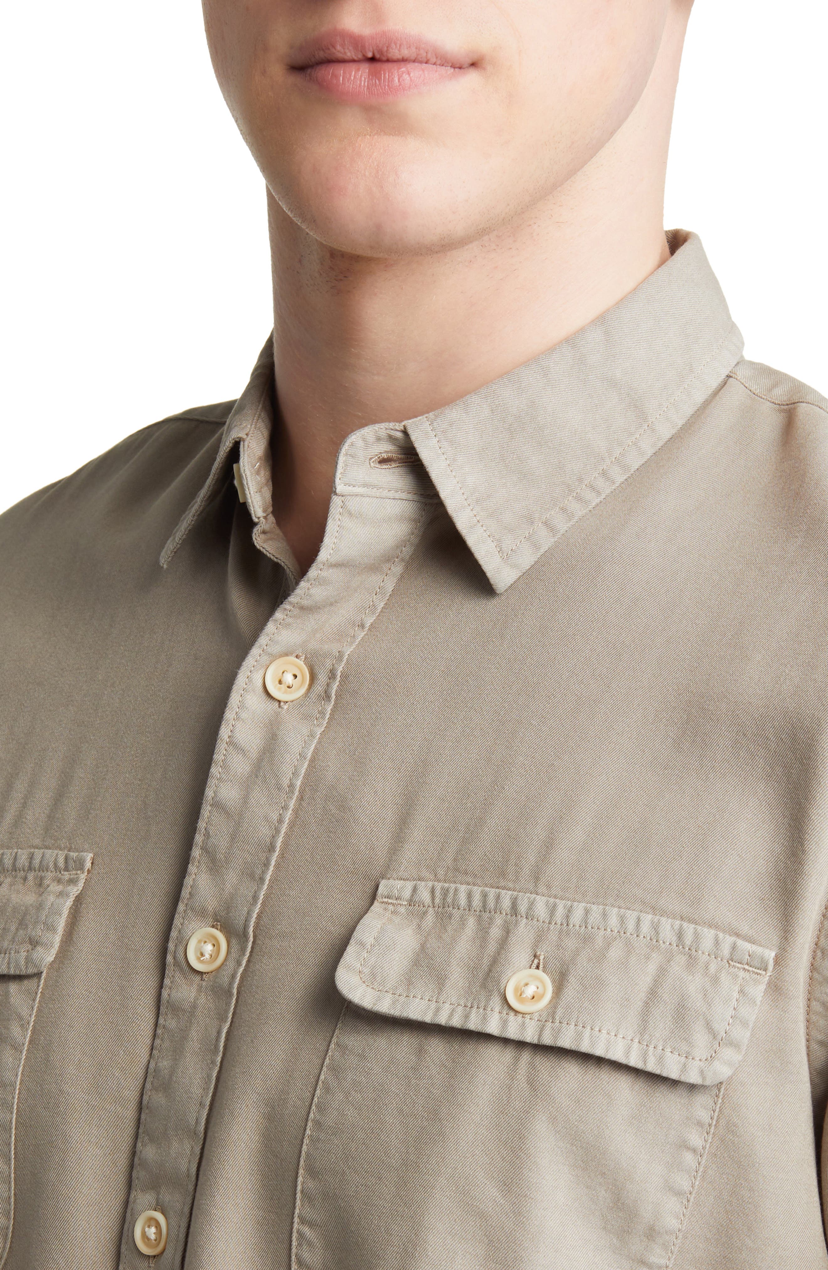Lived-In Short Sleeve Button-Up Shirt - image 2