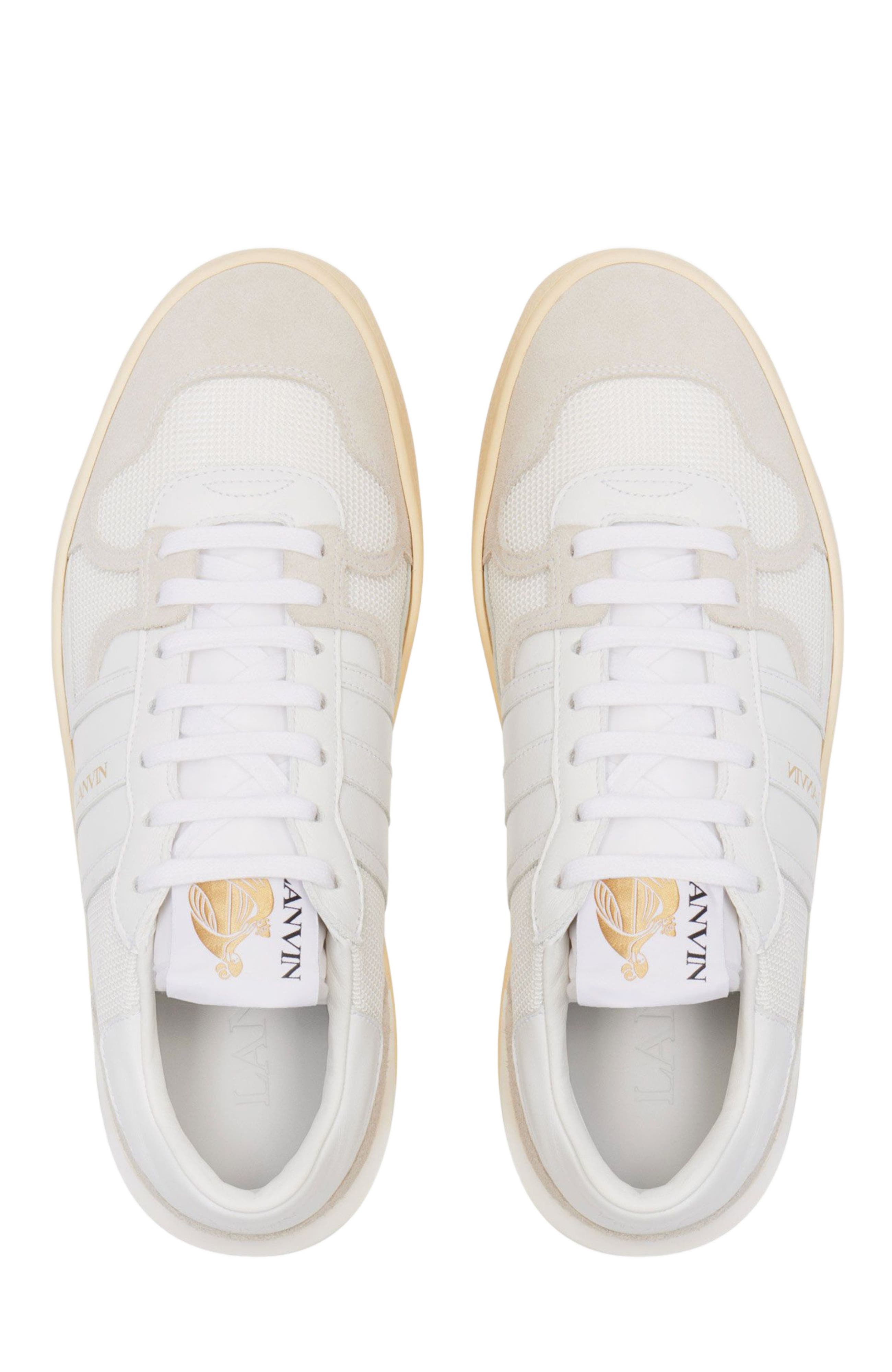 CLAY MESH SNEAKERS, Alternate, color, WHITE