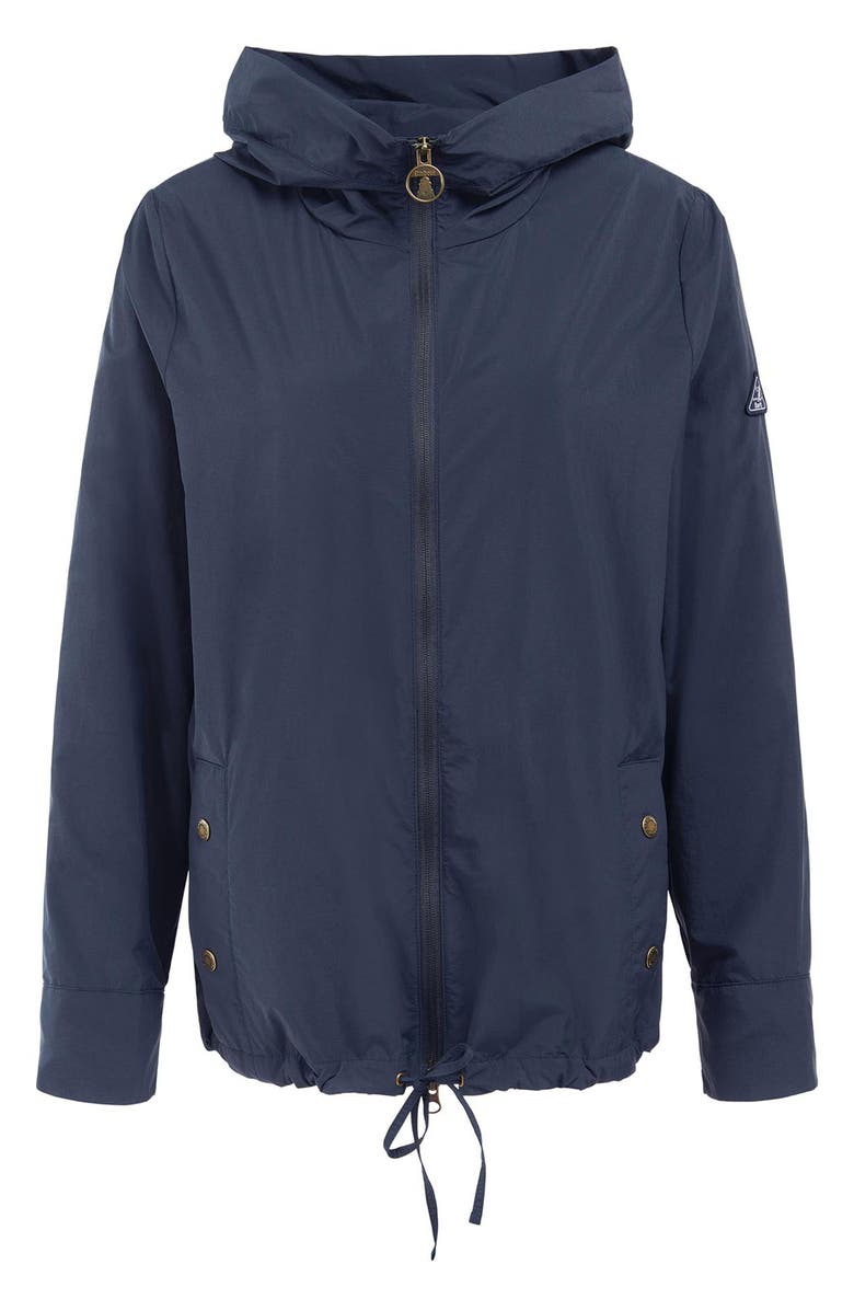 Barbour Geranium Water Resistant Hooded Jacket, Alternate, color,