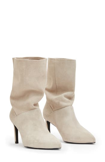 Allsaints Orlana Pointed Toe Boot In Neutral
