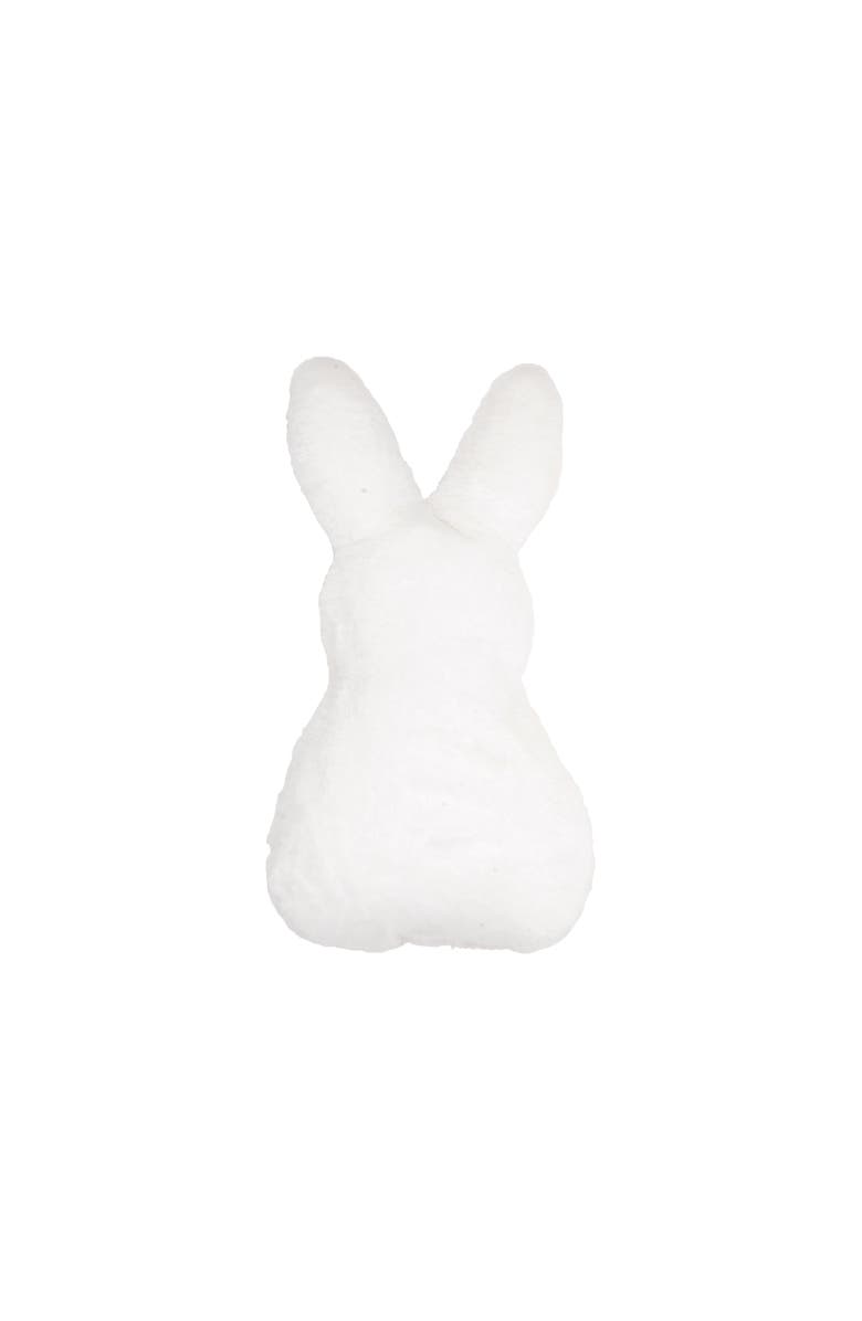 C&F Home White Easter Bunny Rabbit Cotton Tail Mini Accent Pillow 10" x 18", Main, color, White