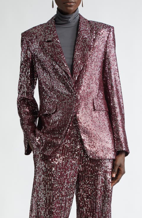 Sequin Embroidered Blazer