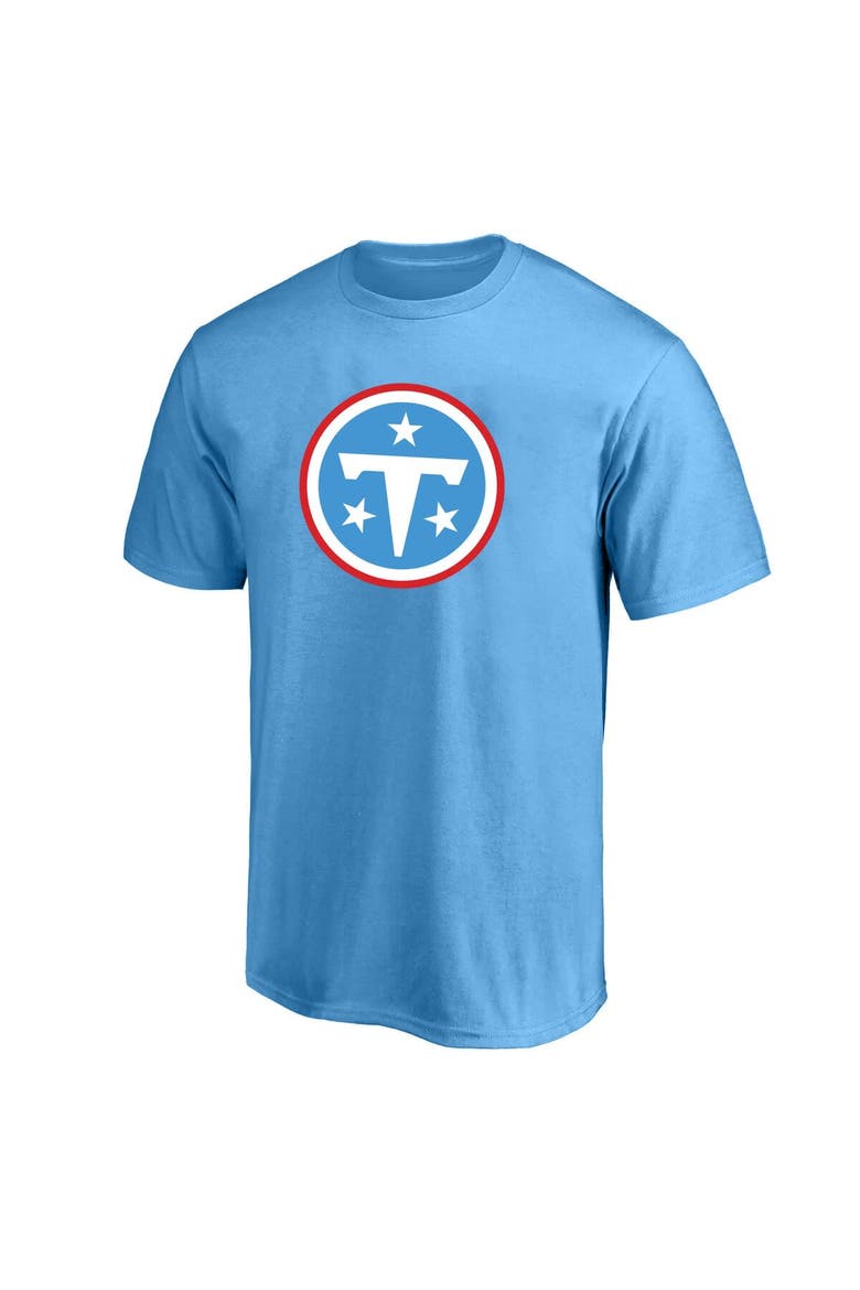 Men's Fanatics Cameron Ward Light Blue Tennessee Titans  Big& Tall Name & Number T-Shirt, Alternate, color, Light Blue