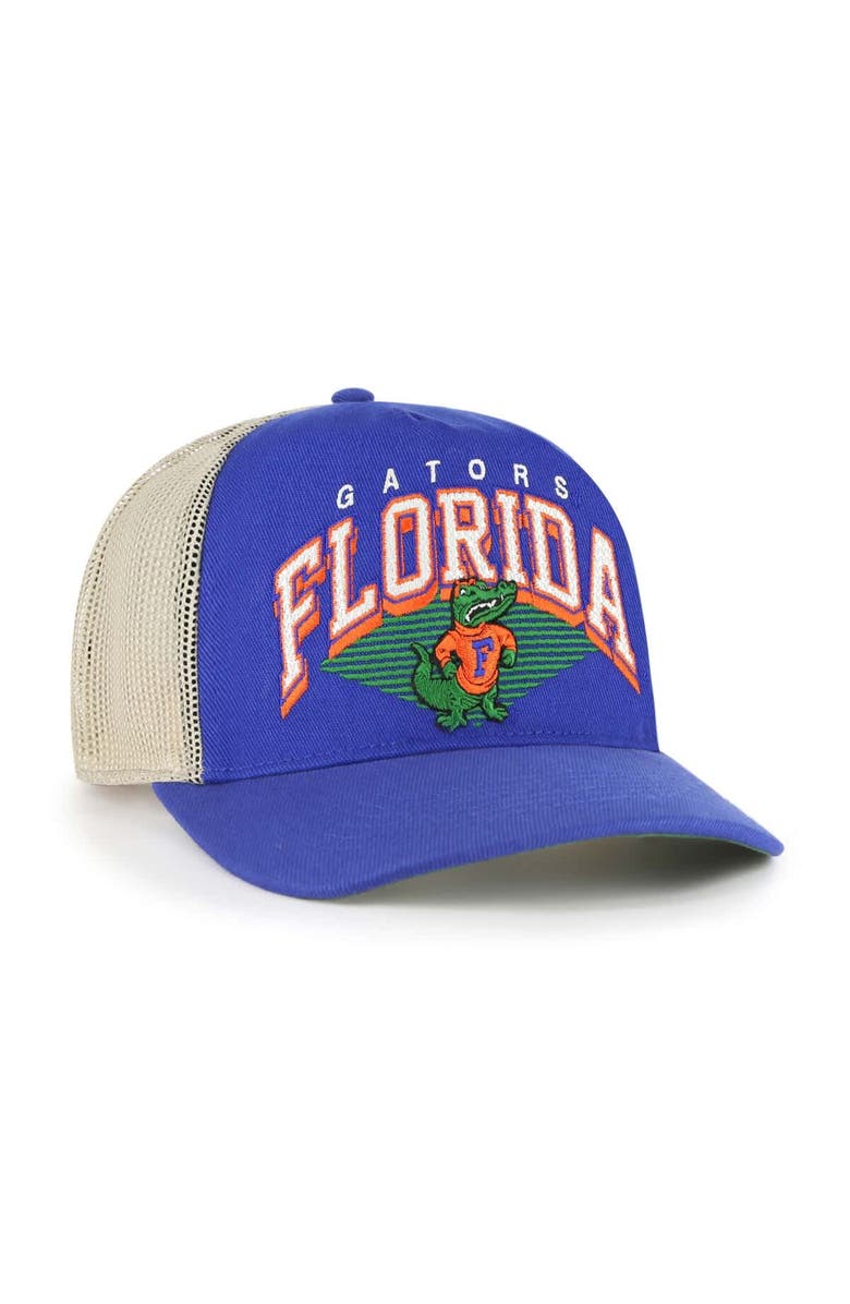 '47 Men's '47  Royal Florida Gators Pomona Mesh Hitch Adjustable Trucker Hat, Alternate, color, Royal