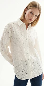 Exquise Marlee Broderie Anglaise Shirt