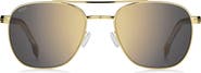 BOSS 56mm Rectangular Sunglasses