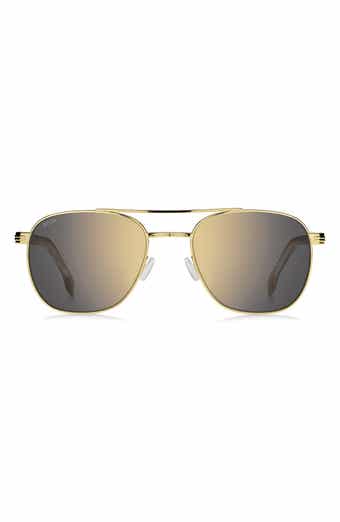 BOSS 56mm Rectangular Sunglasses