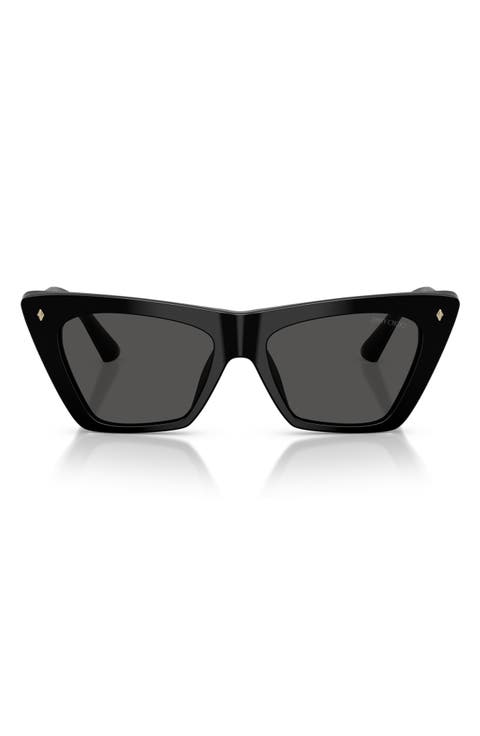 53mm Cat Eye Sunglasses