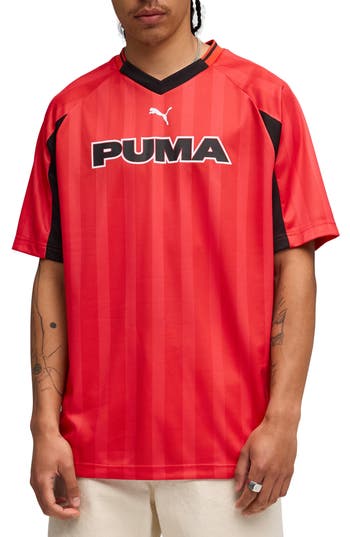 Puma Sport Football Jersey In Red