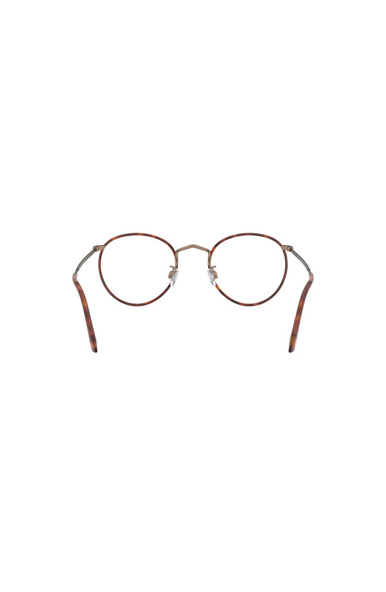 Giorgio Armani 49mm Round optical glasses, Alternate, color, Brown