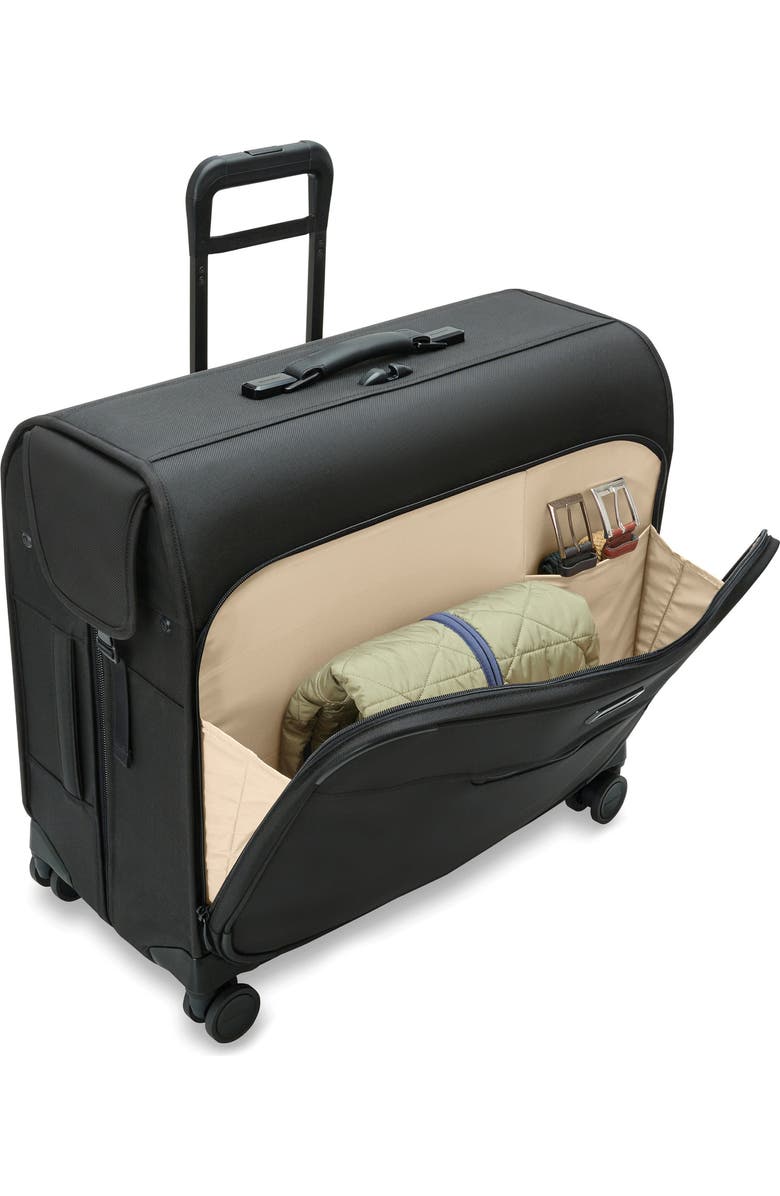 Briggs & Riley Baseline Deluxe Wardrobe Spinner Suitcase, Alternate, color, Black