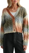 All in Favor Ombré Cable Knit Cardigan