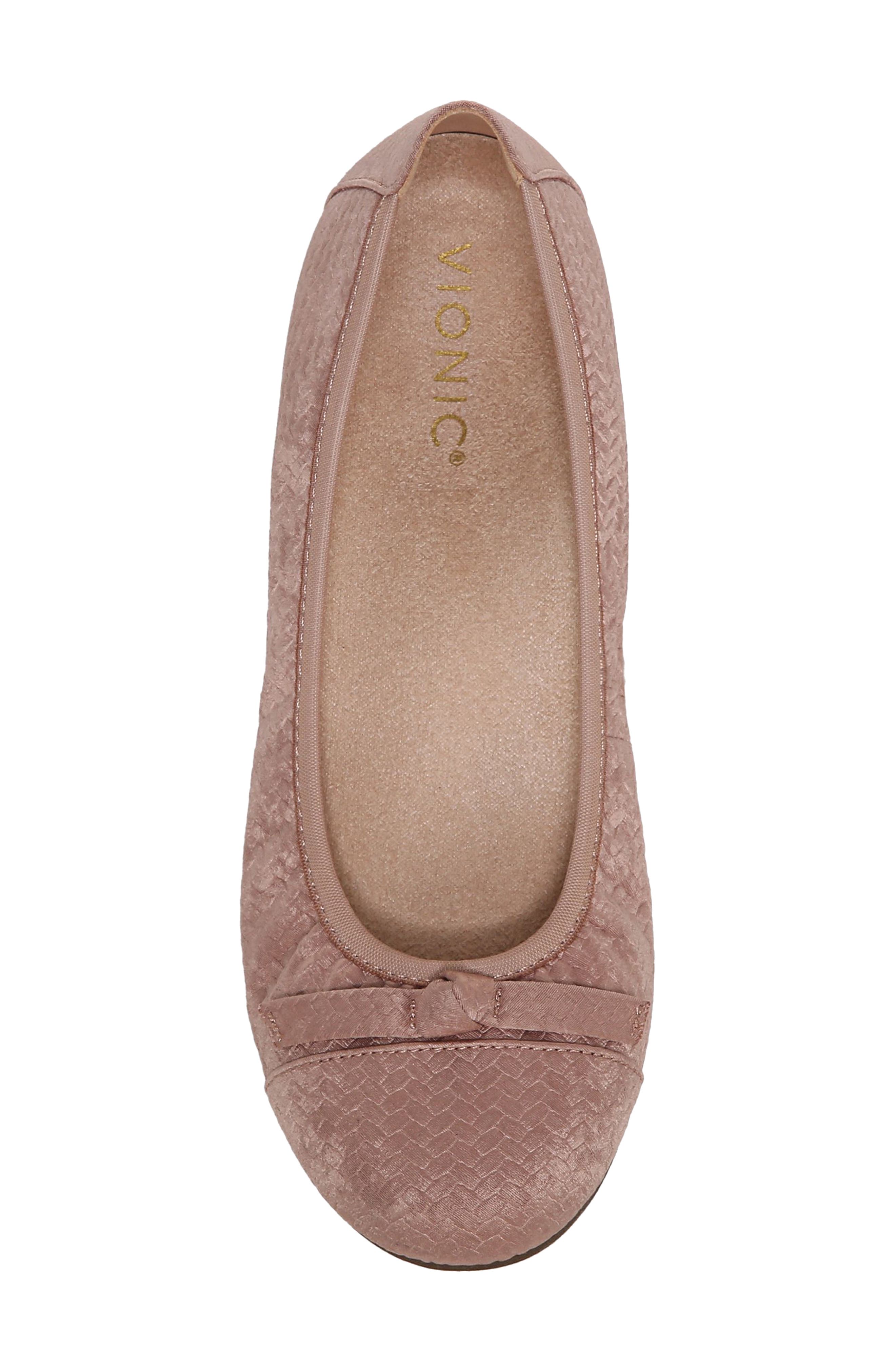 Amorie Cap Toe Ballet Flat, Alternate, color, TOASTED NUT