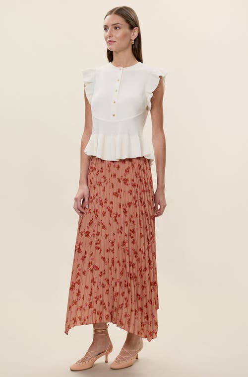 Rebecca Taylor Celeste Skirt In Brown