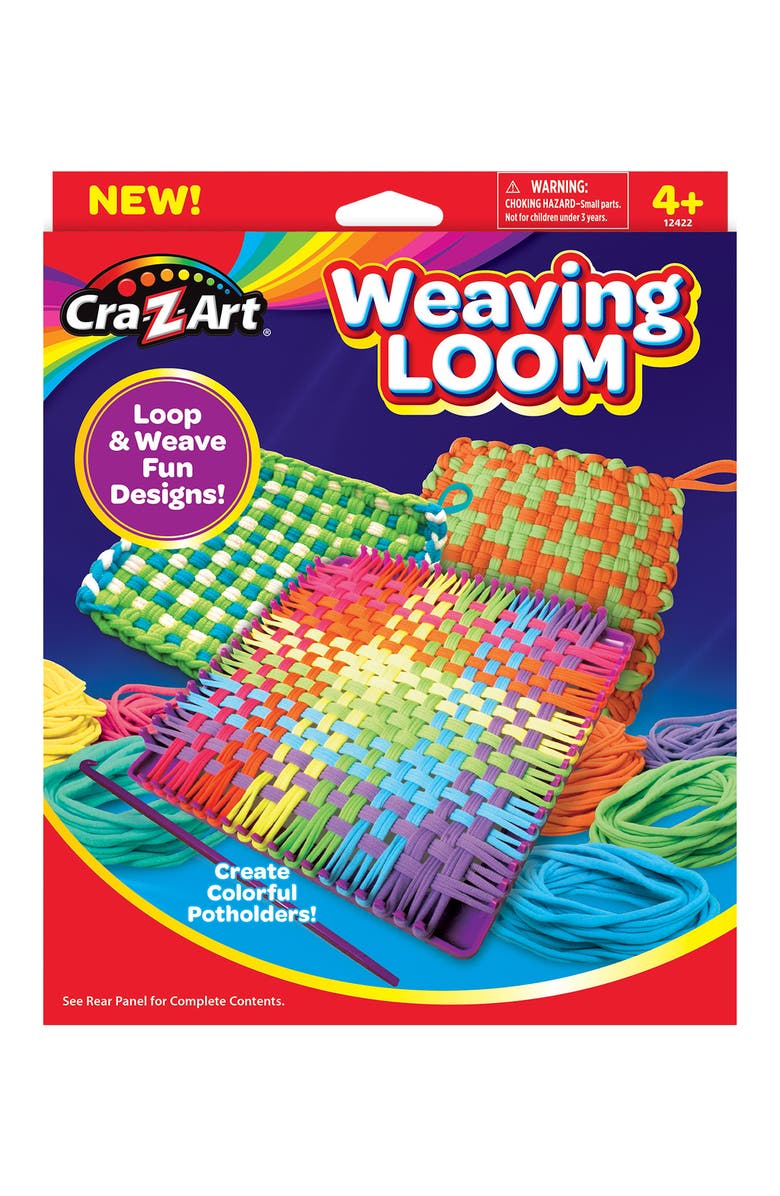 CRA-Z-ART Wonderful Weaves Weaving Loom, Kids, Main, color, Multicolored