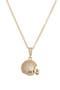 Pavé CZ Football Helmet Pendant Necklace