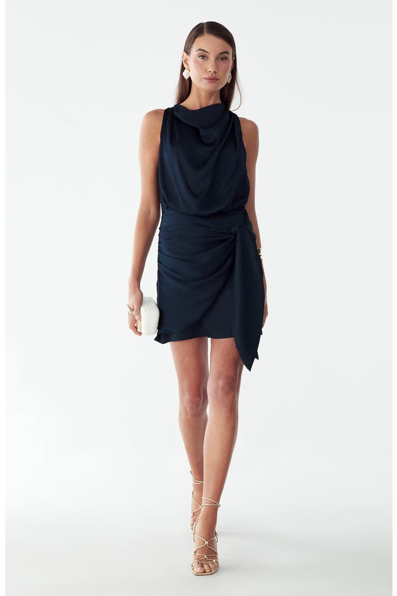 Willow Mini Dress, Alternate, color, Navy Blue