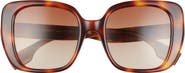 Burberry 52mm Gradient Square Sunglasses