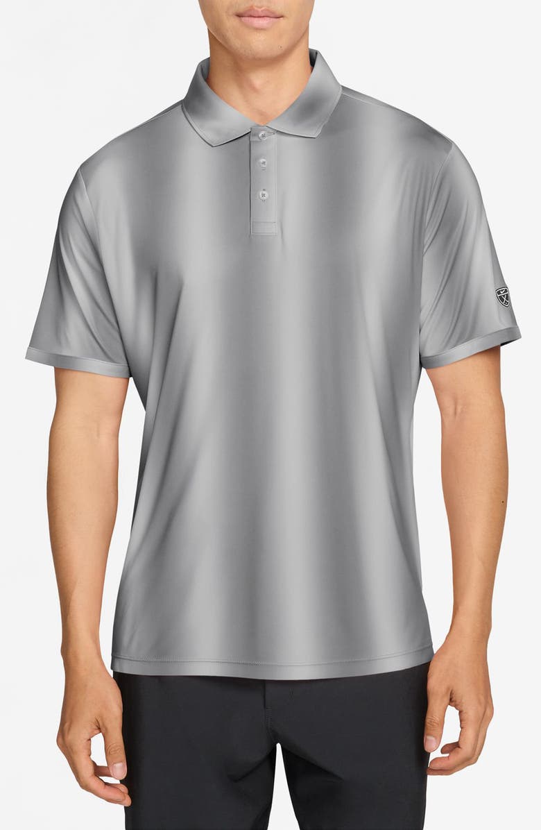 Nike Dri-FIT Par Ombré Stripe Golf Polo, Main, color, Wolf Grey
