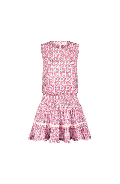 Maribel Womens Top and Skirt Set